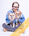 ご試着レンタル/Denim Docking Hoodie Set【Dogs & People】