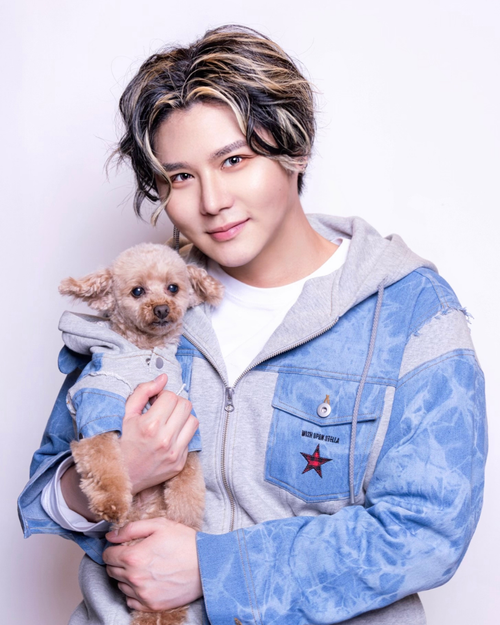 Denim Docking Hoodie Set【Dog & People】