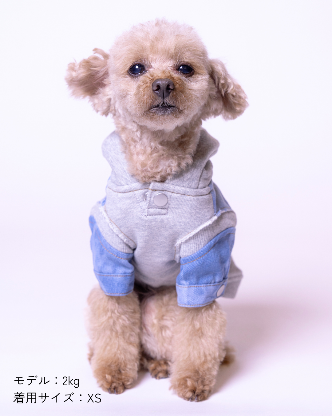 Denim Docking Hoodie【For Dog】
