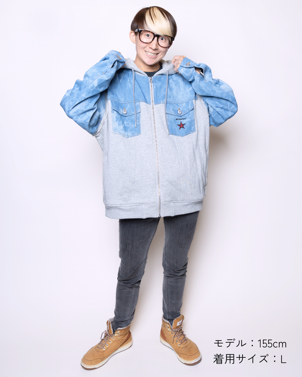 Denim Docking Hoodie【For People】