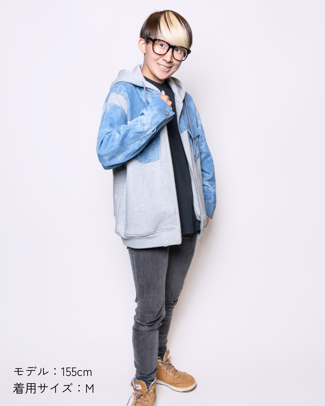 Denim Docking Hoodie【For People】